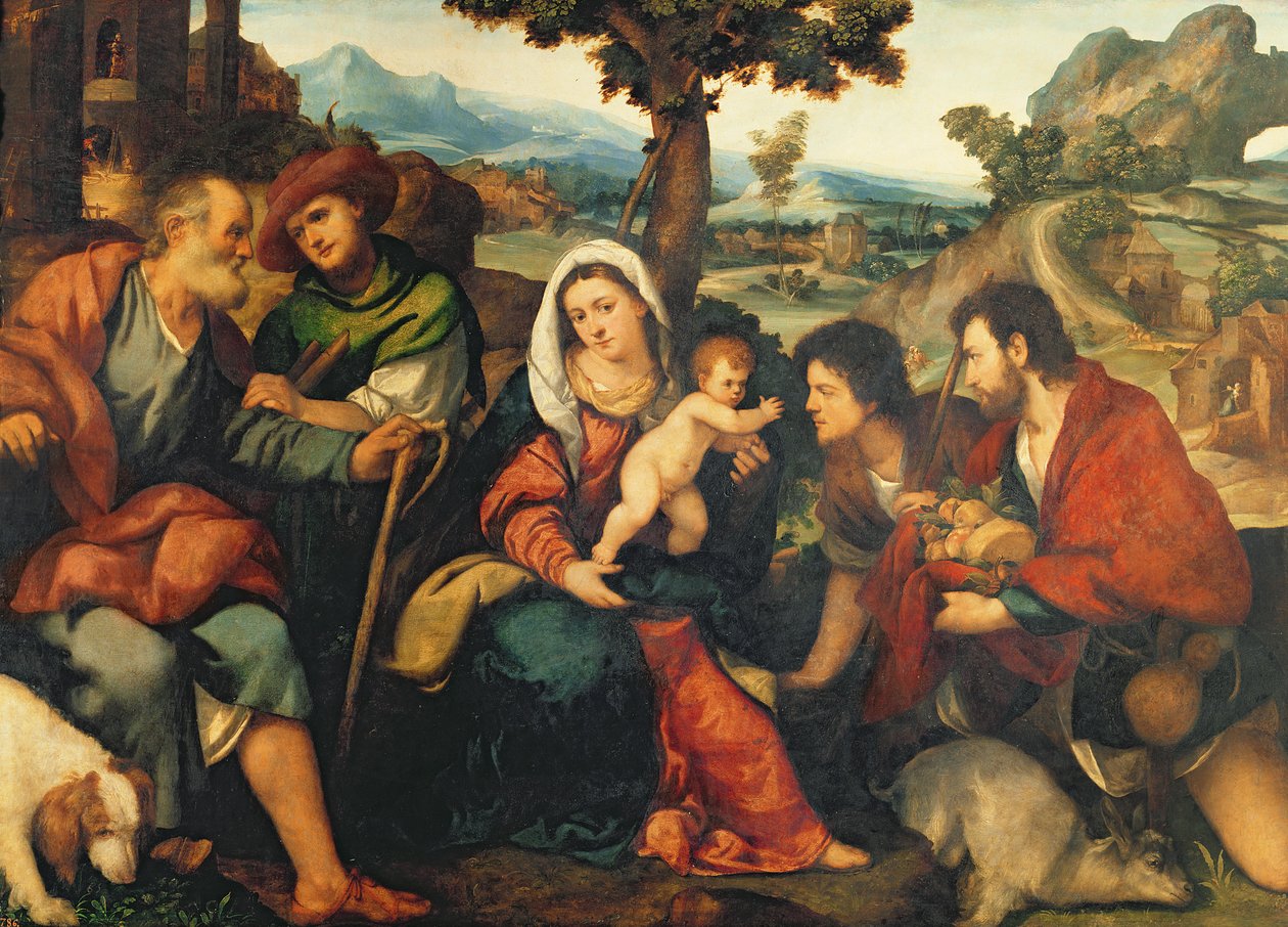 Hyrdenes tilbedelse av Jacopo Palma