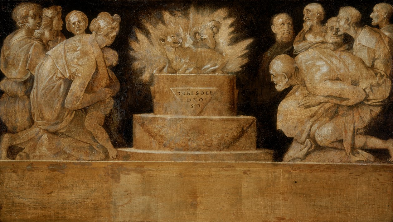 Scene for offer av Jacopo Pontormo