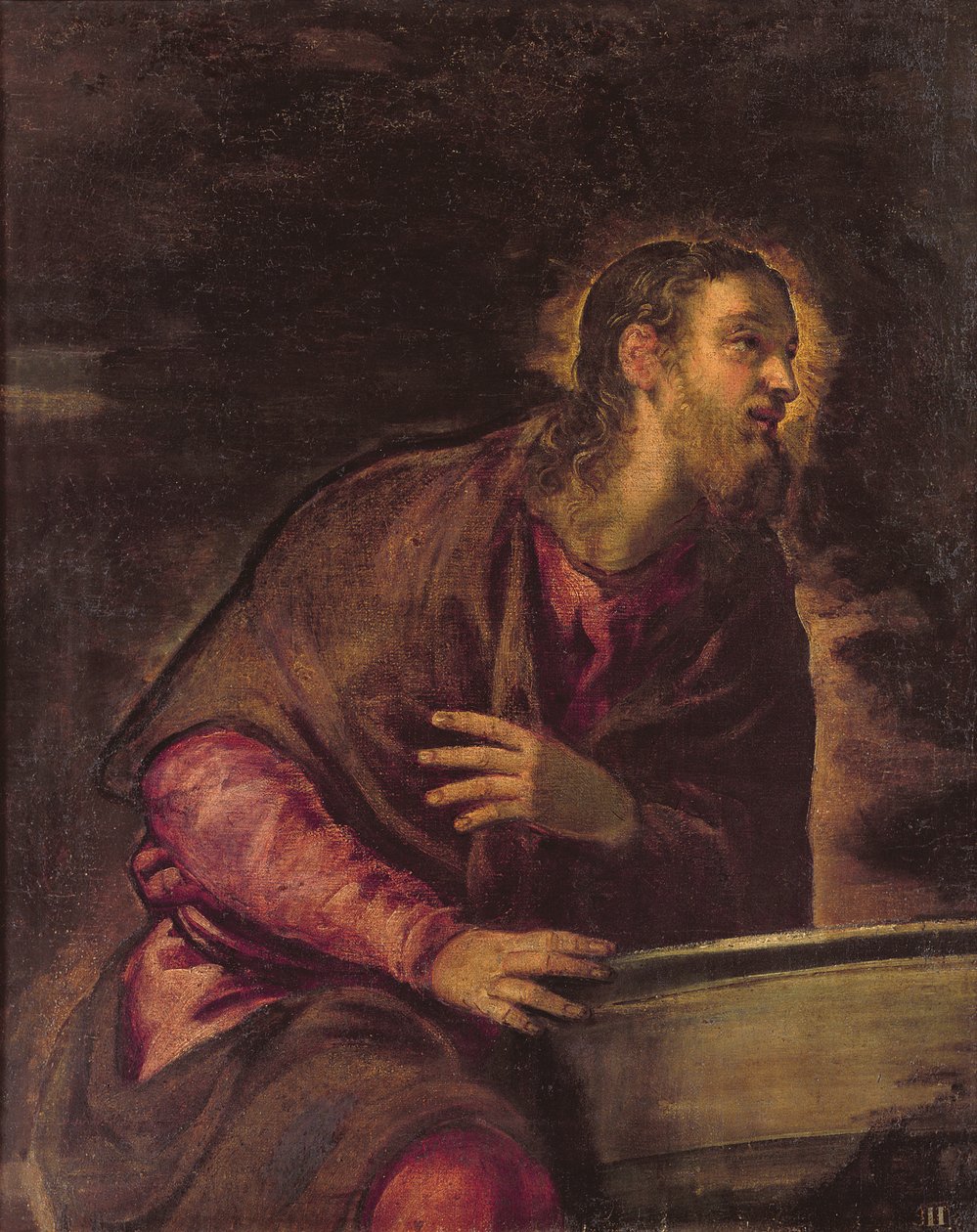 Kristus ved brønnen, ca. 1560 (se 50267) av Jacopo Robusti Tintoretto