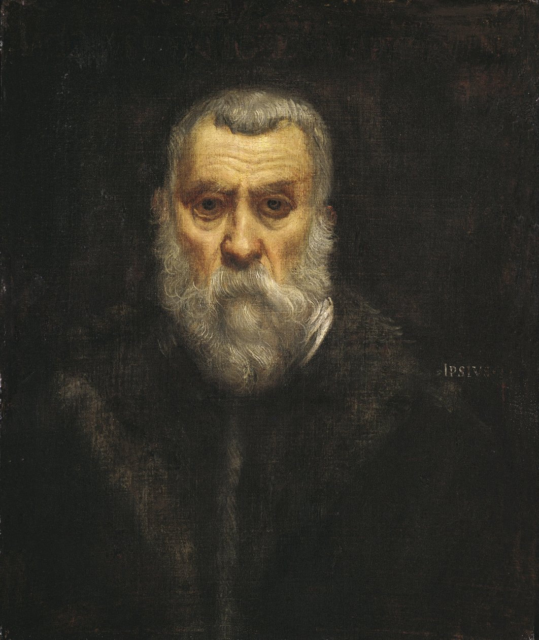 Selvportrett av Jacopo Robusti Tintoretto