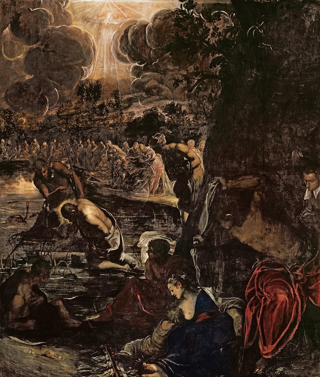Kristi dåp av Jacopo Robusti Tintoretto