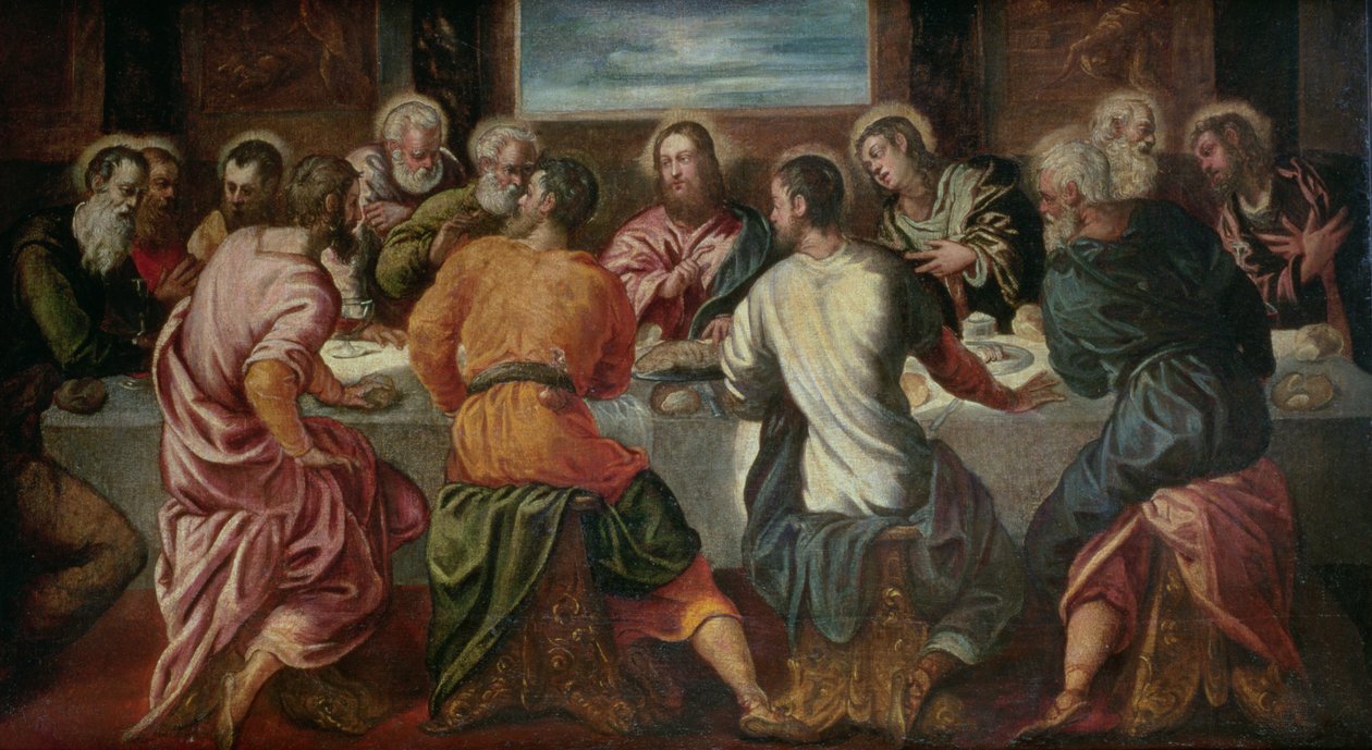 Nattverden, midten av 1540-årene av Jacopo Robusti Tintoretto