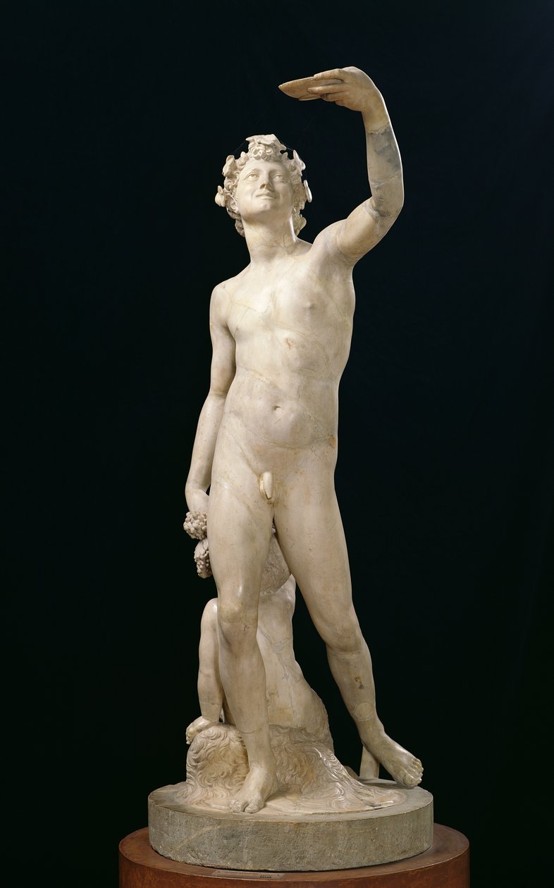 Bacchus, 1510 (marmor) av Jacopo Sansovino