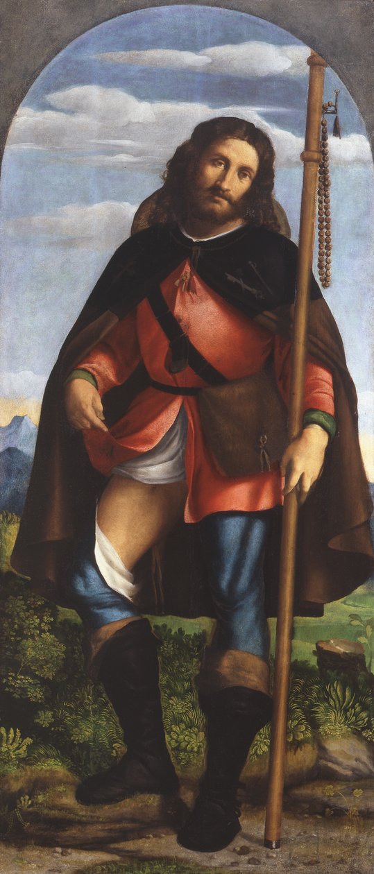 St. Roch av Jacopo (c.1480 1528) Palma