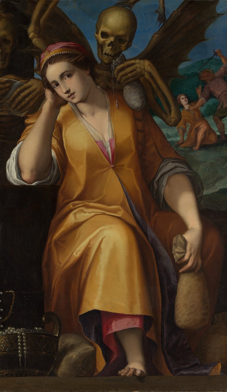 Allegori om grådighet. av Jacopo Ligozzi