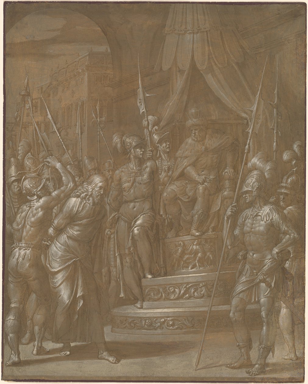 Kristus før Herodes av Jacopo Ligozzi