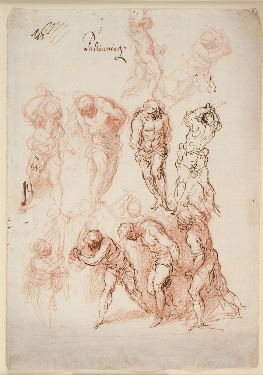 Studier for en flagellasjon av Jacopo Palma