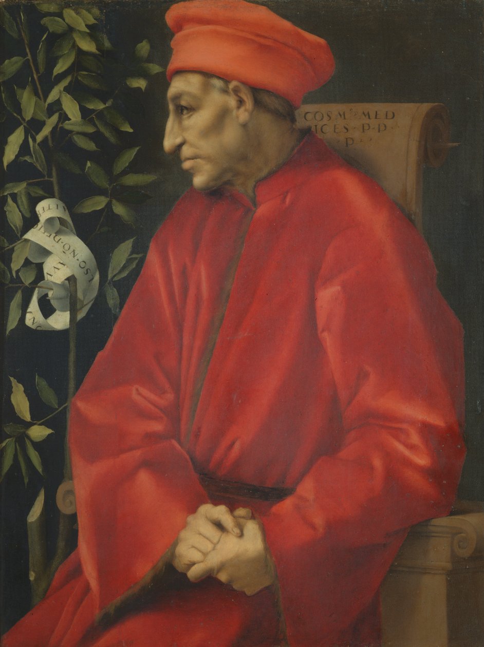 Cosimo de Medici (Den eldste), 1518 av Jacopo Pontormo