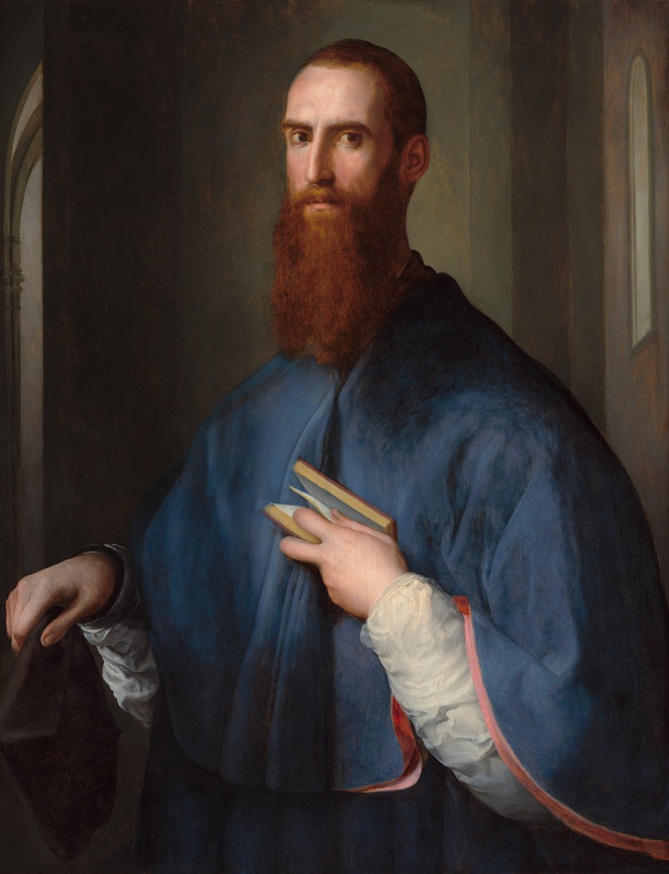 Monsignor della Casa, sannsynligvis 15411544. av Jacopo Pontormo