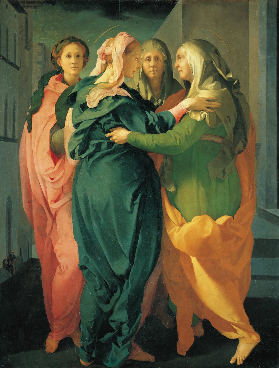 Besøket, ca. 1530 (fresko) av Jacopo Pontormo