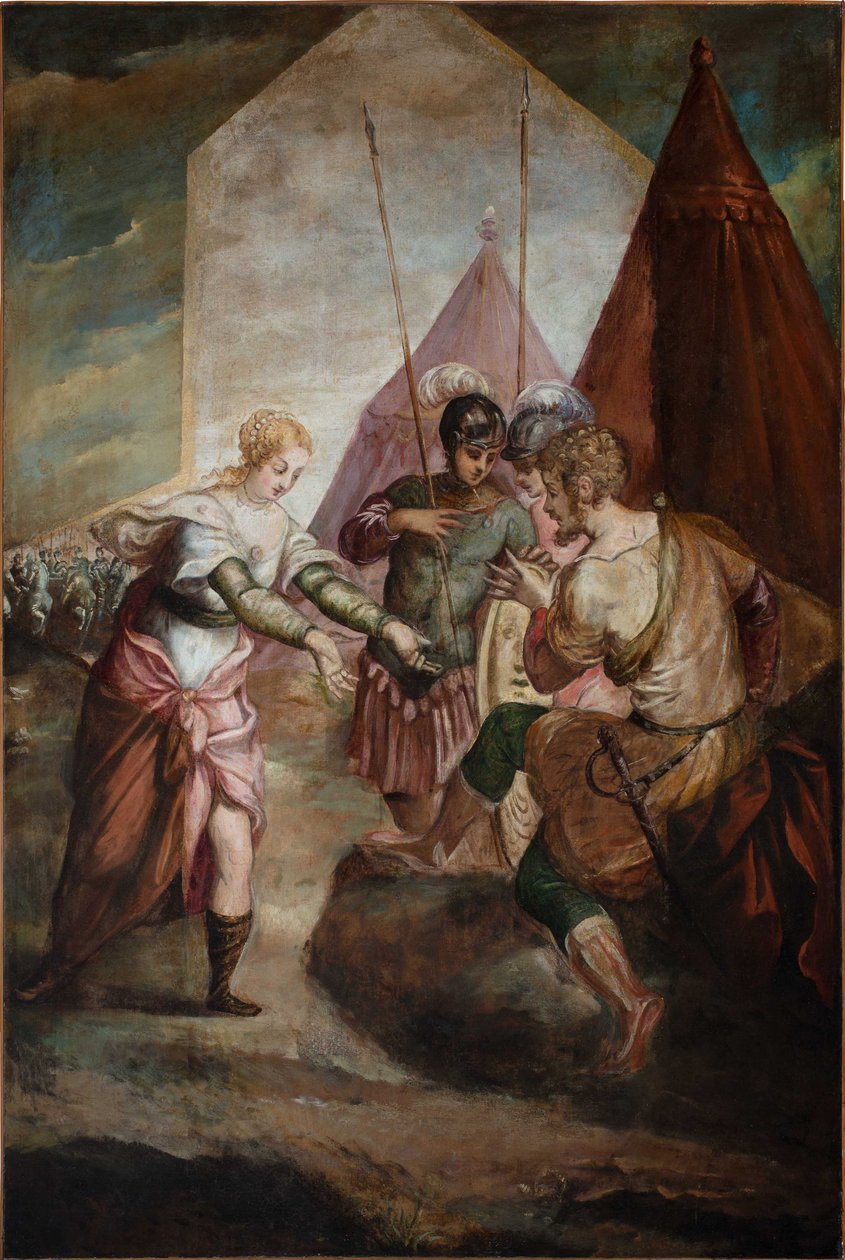 Βρίσεις αυν Achilles. av Jacopo Robusti Tintoretto
