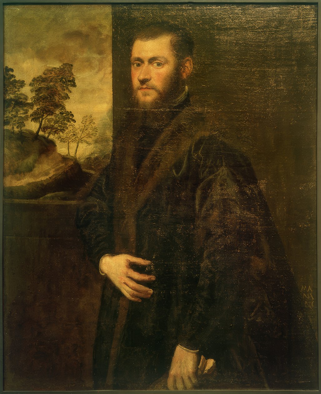 Ung adelsmann av Jacopo Robusti Tintoretto