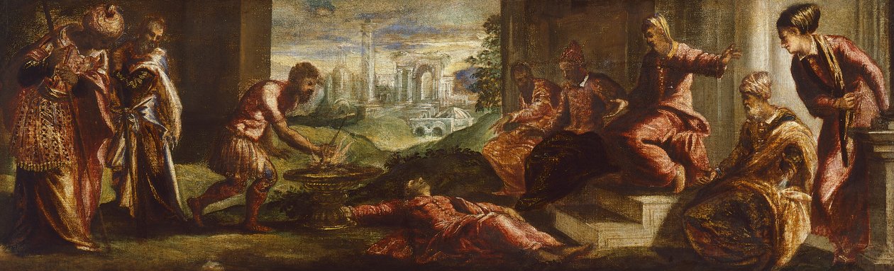 Mucius Scaevola av Jacopo Robusti Tintoretto
