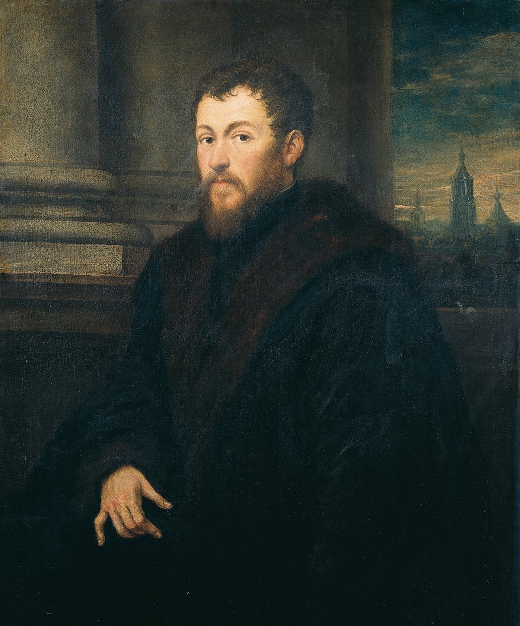 Portrett av en gentleman av Jacopo Robusti Tintoretto