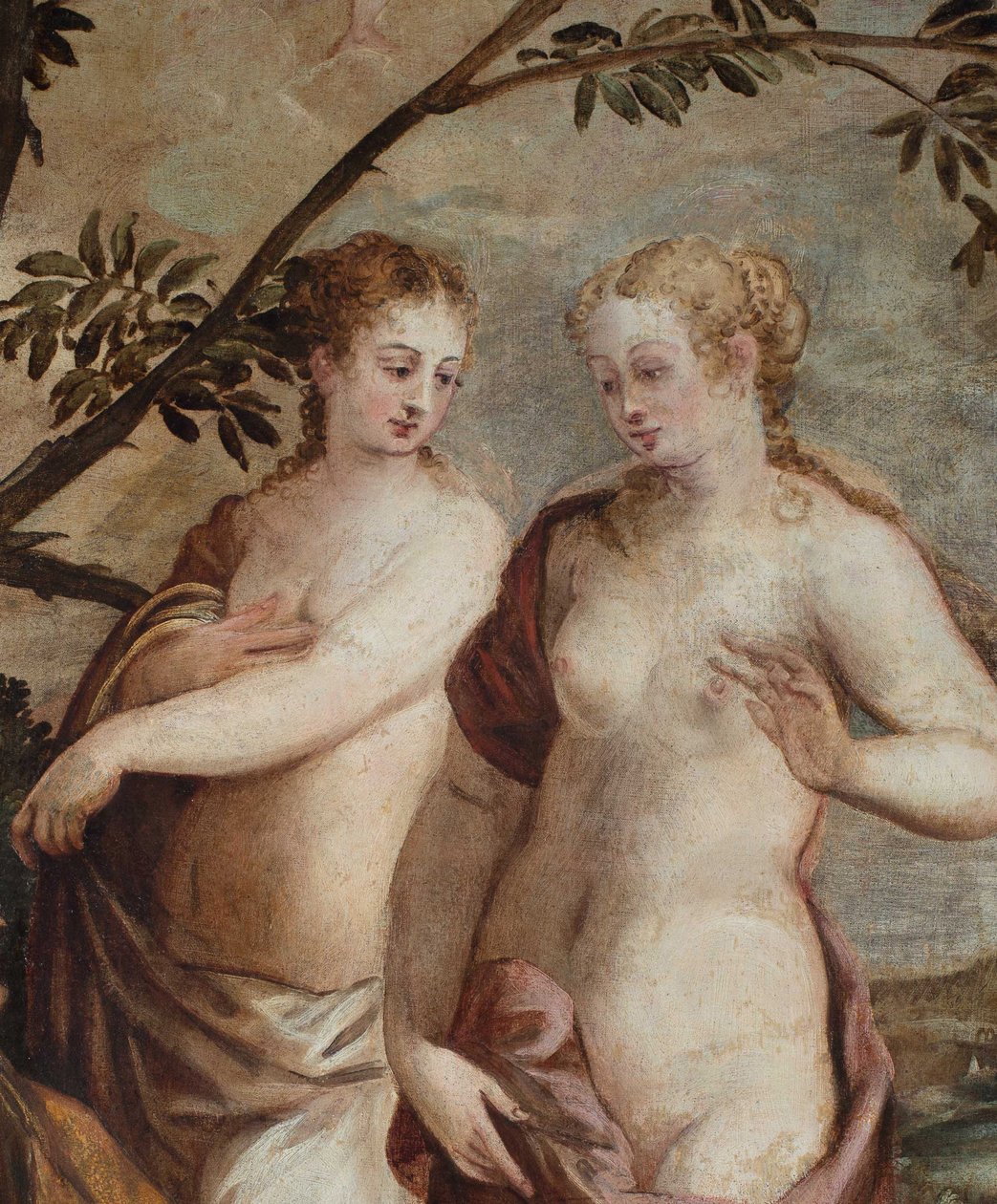 The Judgment of Paris Detail. av Jacopo Robusti Tintoretto