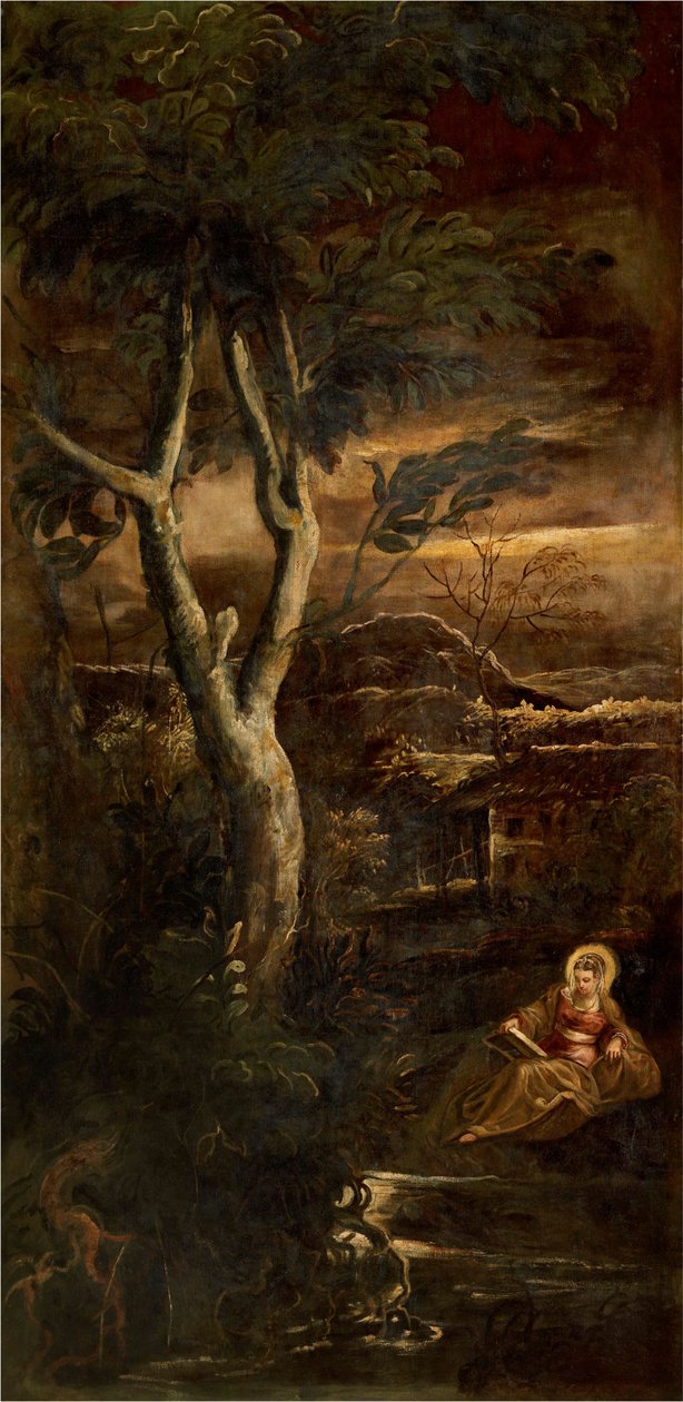 The Virgin Reading, ca 1583. av Jacopo Robusti Tintoretto