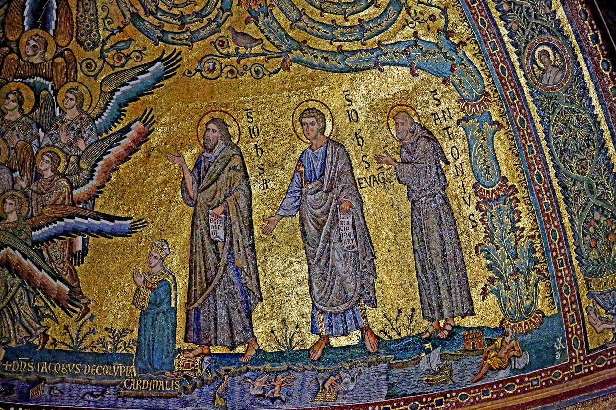 The Cardinals, apsis, ca. 1290 (mosaikk) av Jacopo Torriti