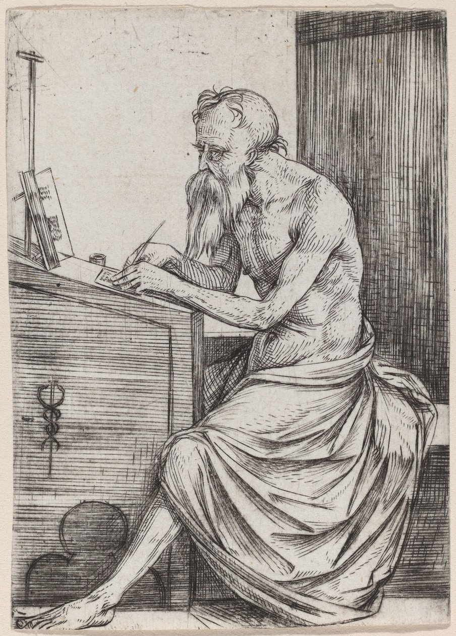 Saint Jerome, ca. 15011504. av Jacopo de Barbari