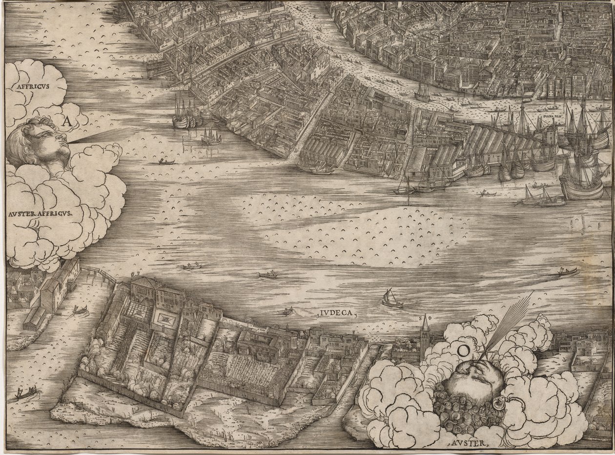 Utsikt over Venezia av Jacopo de