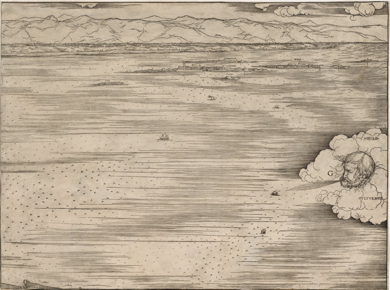 Utsikt over Venezia av Jacopo de