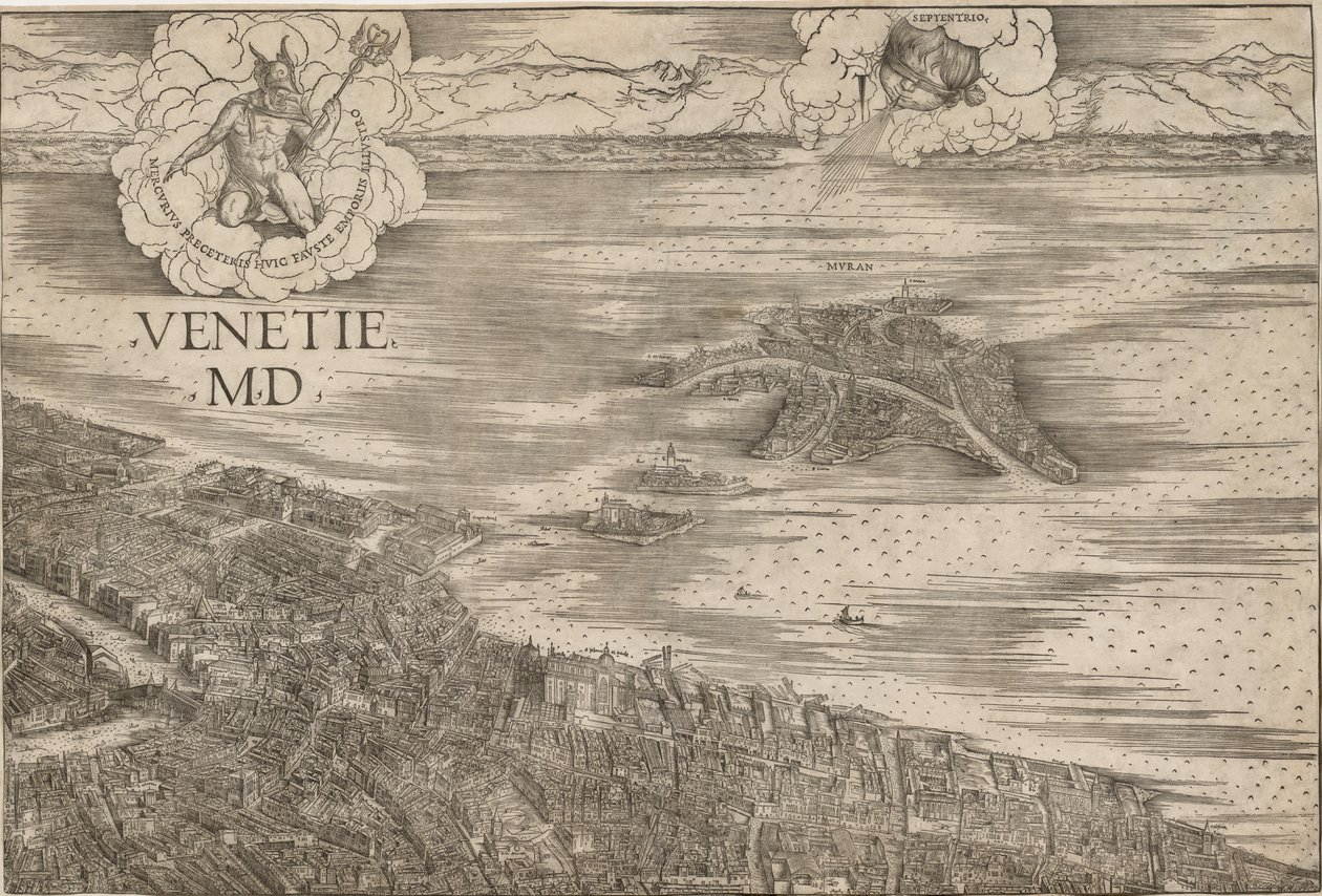 Utsikt over Venezia av Jacopo de