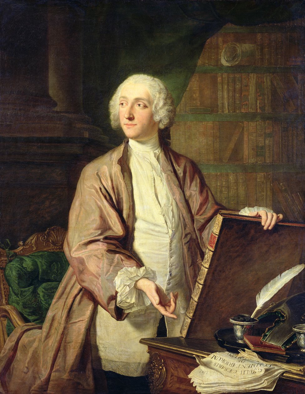 Victor Riquetti (1715-89), markis av Mirabeau, 1743 av Jacques Andre Joseph Camelot Aved
