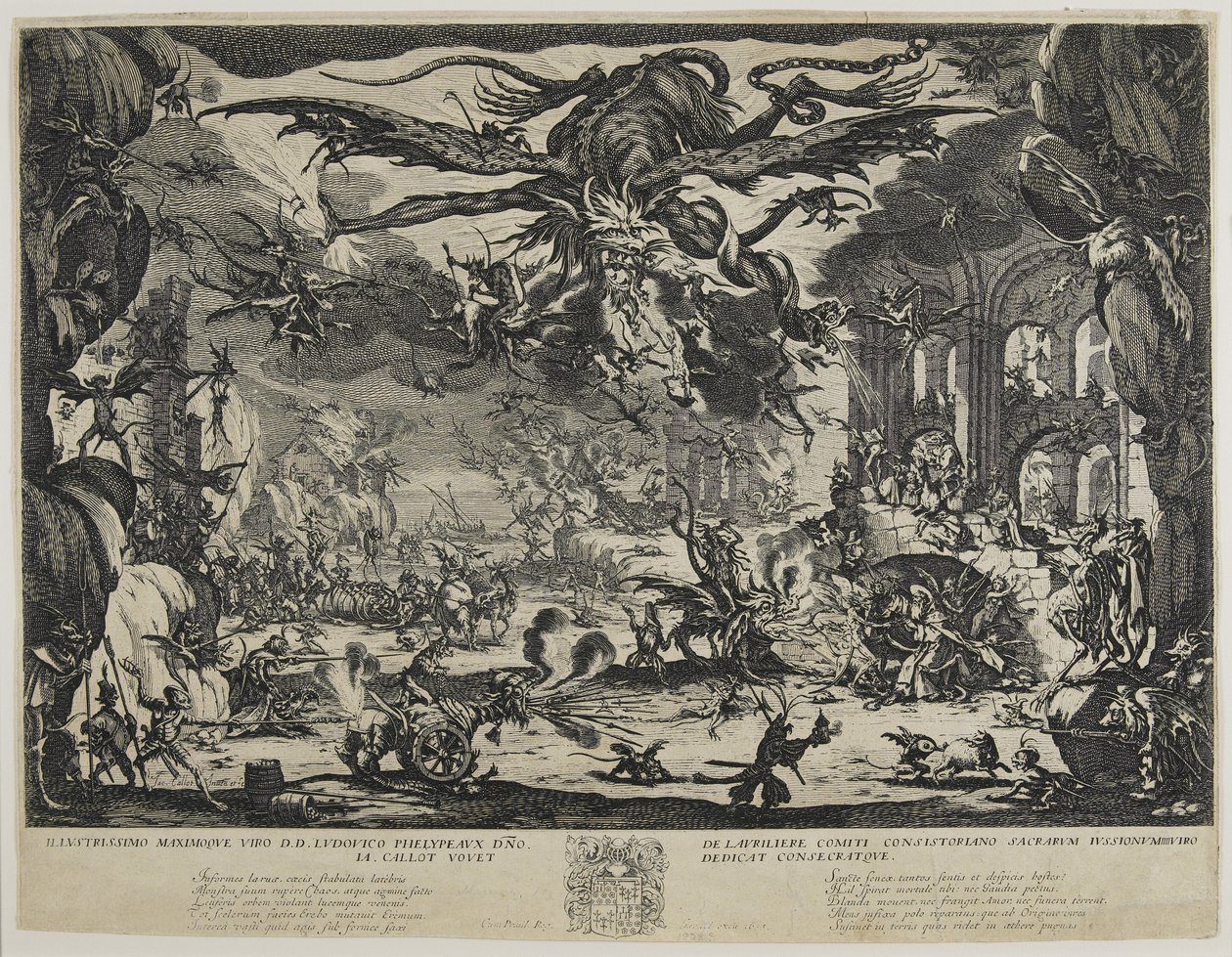 The Temptation of Saint Antony, 1635 av Jacques Callot
