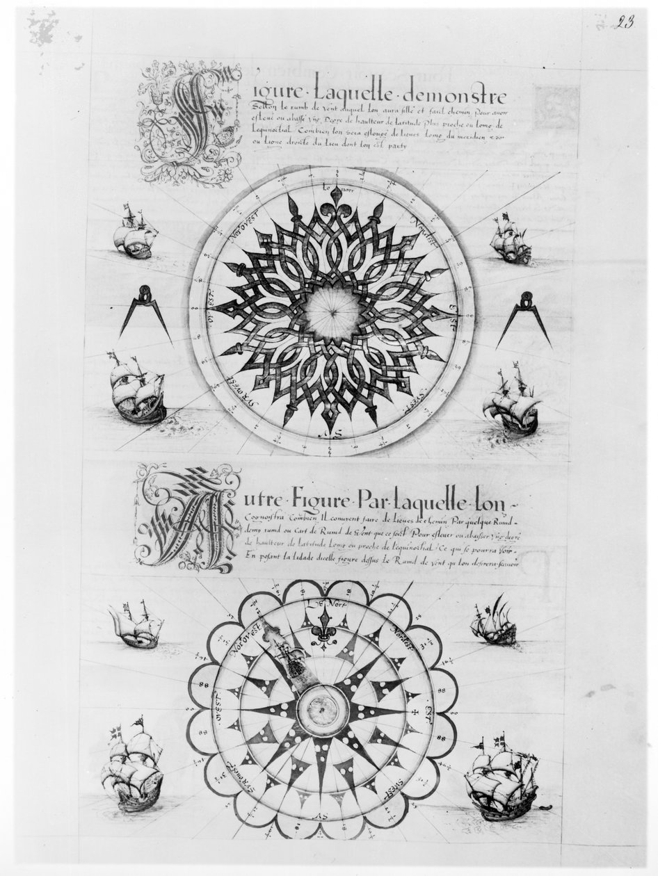 Ms Fr 150 fol.23r Sextant, fra 
