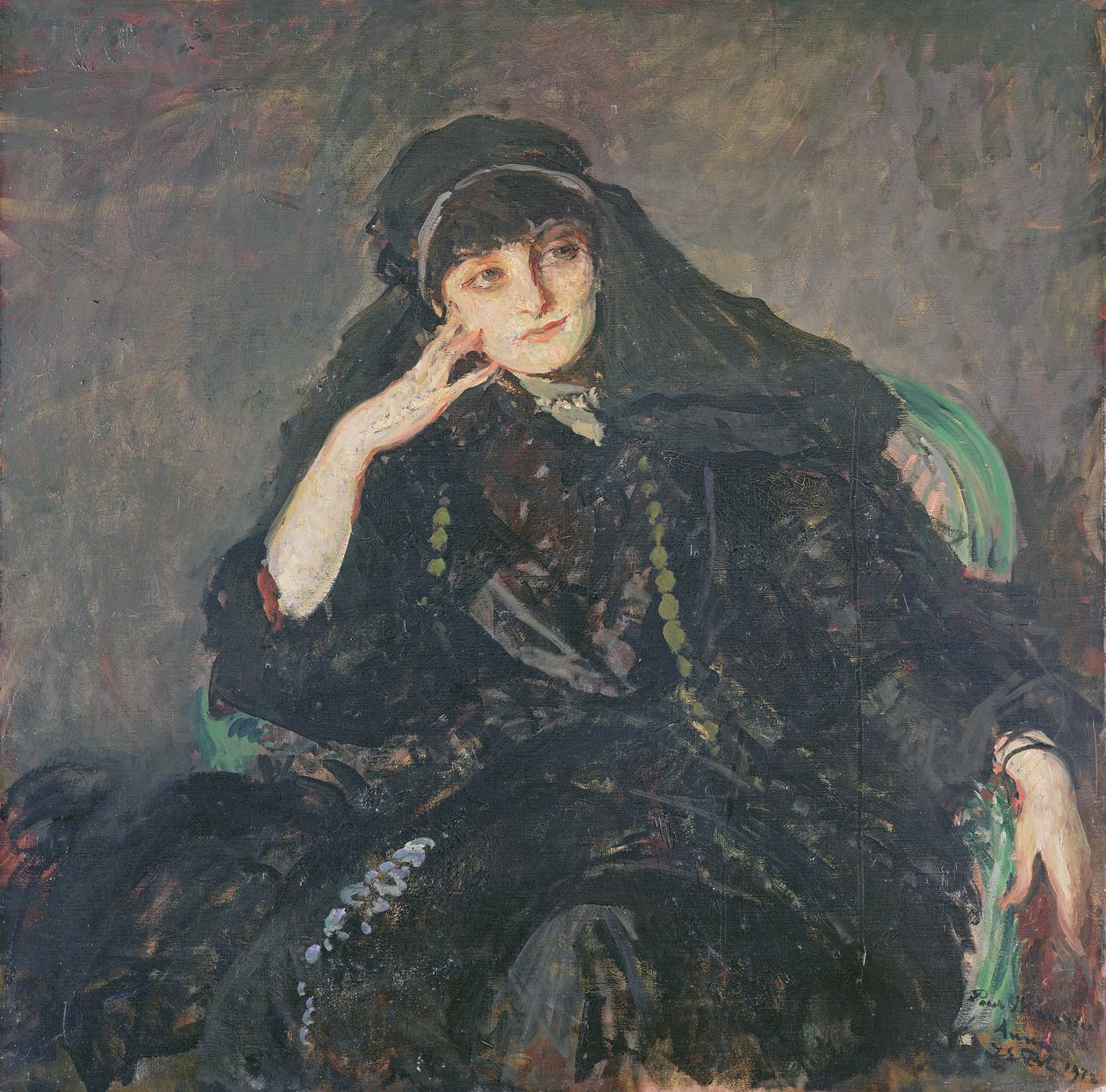 Anna, grevinne av Noailles, 1912 av Jacques Emile Blanche