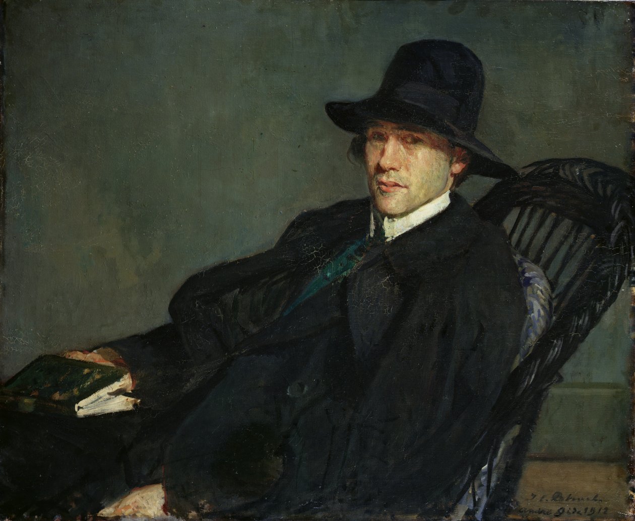 Portrett av Andre Gide (1869-1951) 1912 av Jacques Emile Blanche