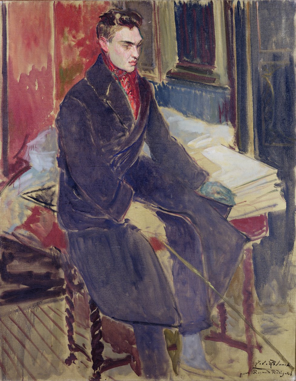Portrett av Raymond Radiguet (1903-23) av Jacques Emile Blanche