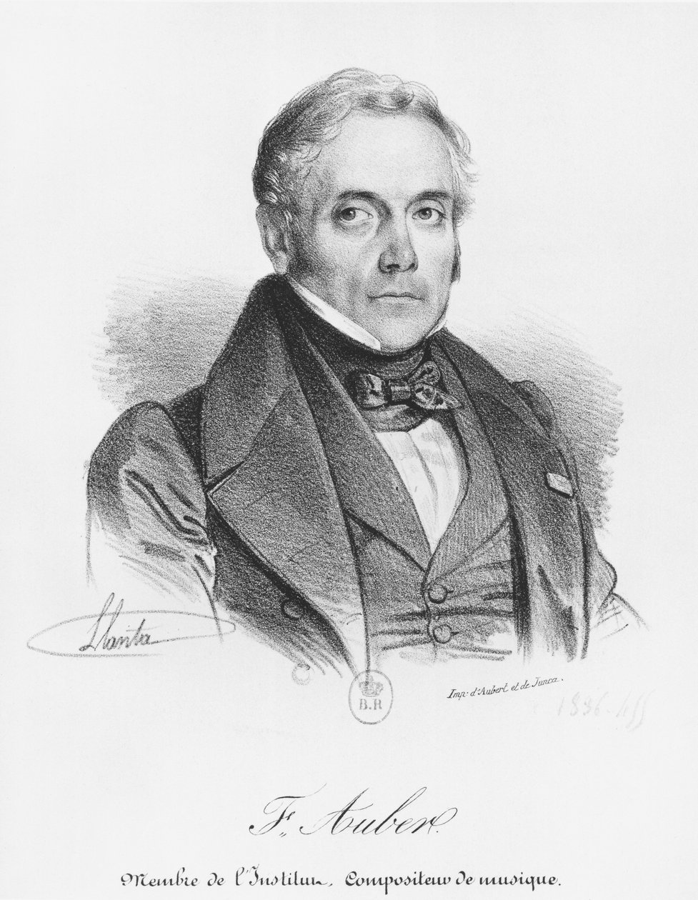 Auber-ånd (1782–1871) av Jacques Francois Gauderique Llanta
