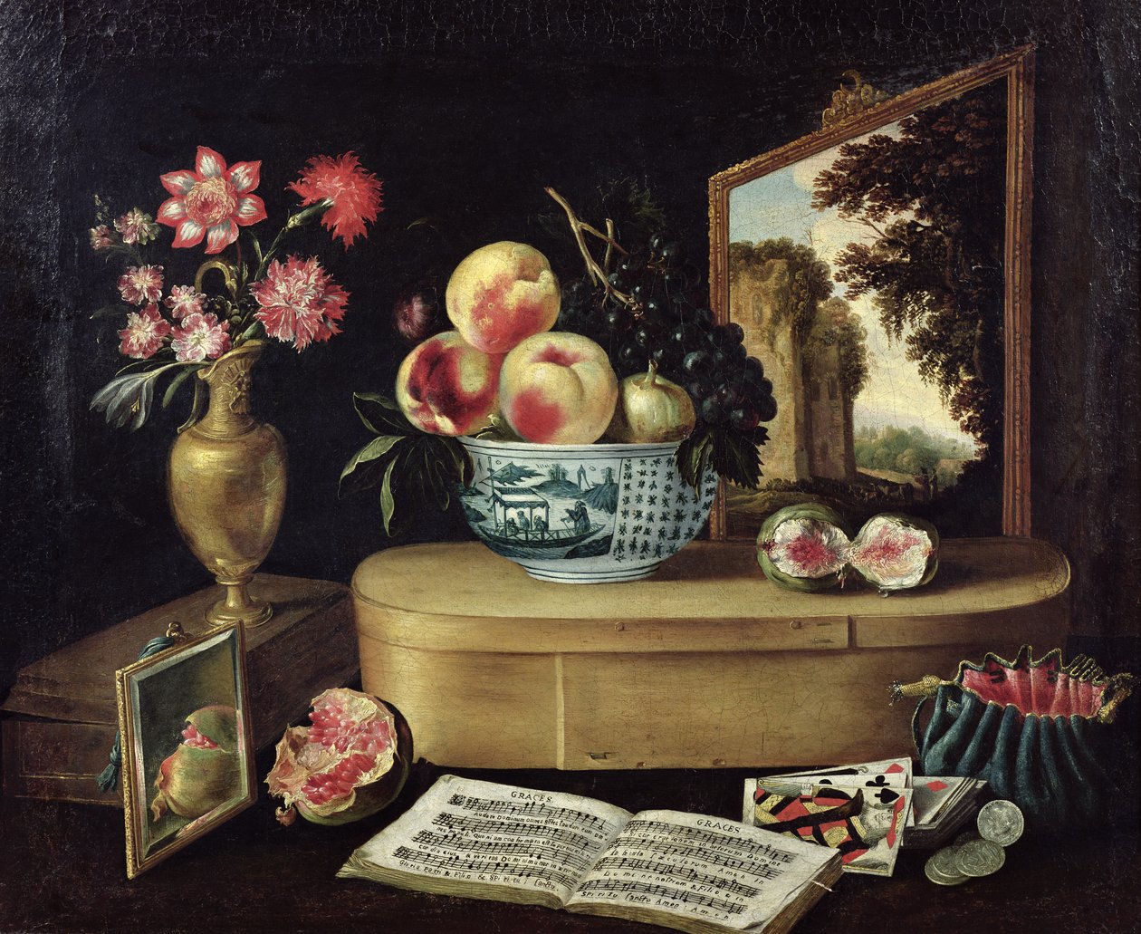 De fem sansene, 1638 av Jacques Linard