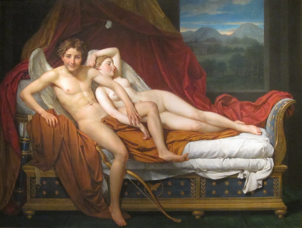 Amor og psyke av Jacques Louis David
