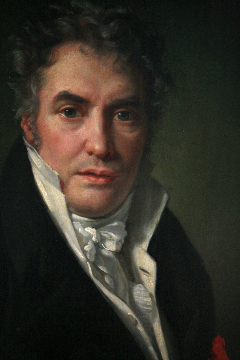 Portrett av Louis David av Jacques Louis David