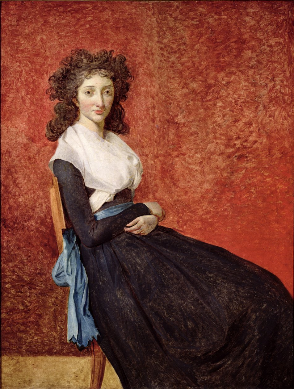 Portrett av Madame Charles-Louis Trudaine (1769-1802) ca. 1791-92 av Jacques Louis David
