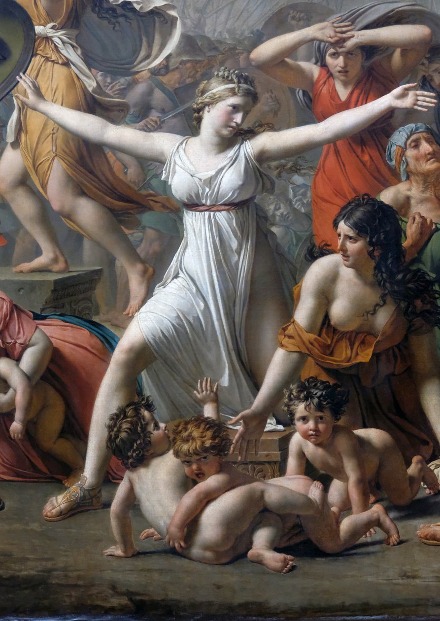 Intervensjonen til Sabine -kvinnene av Jacques Louis David