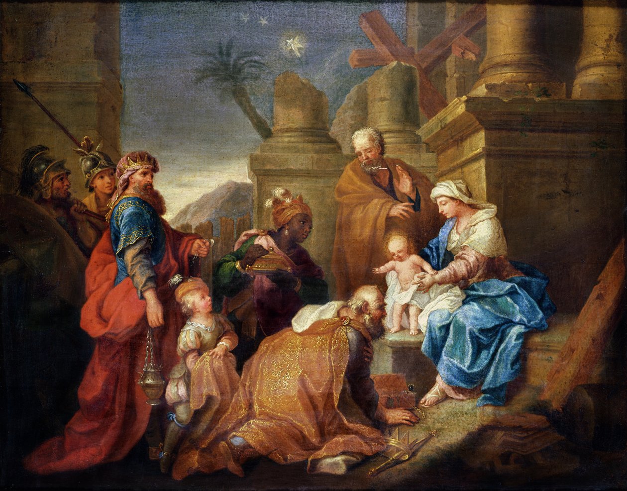 Tilbedelse av magiene av Jacques Stella
