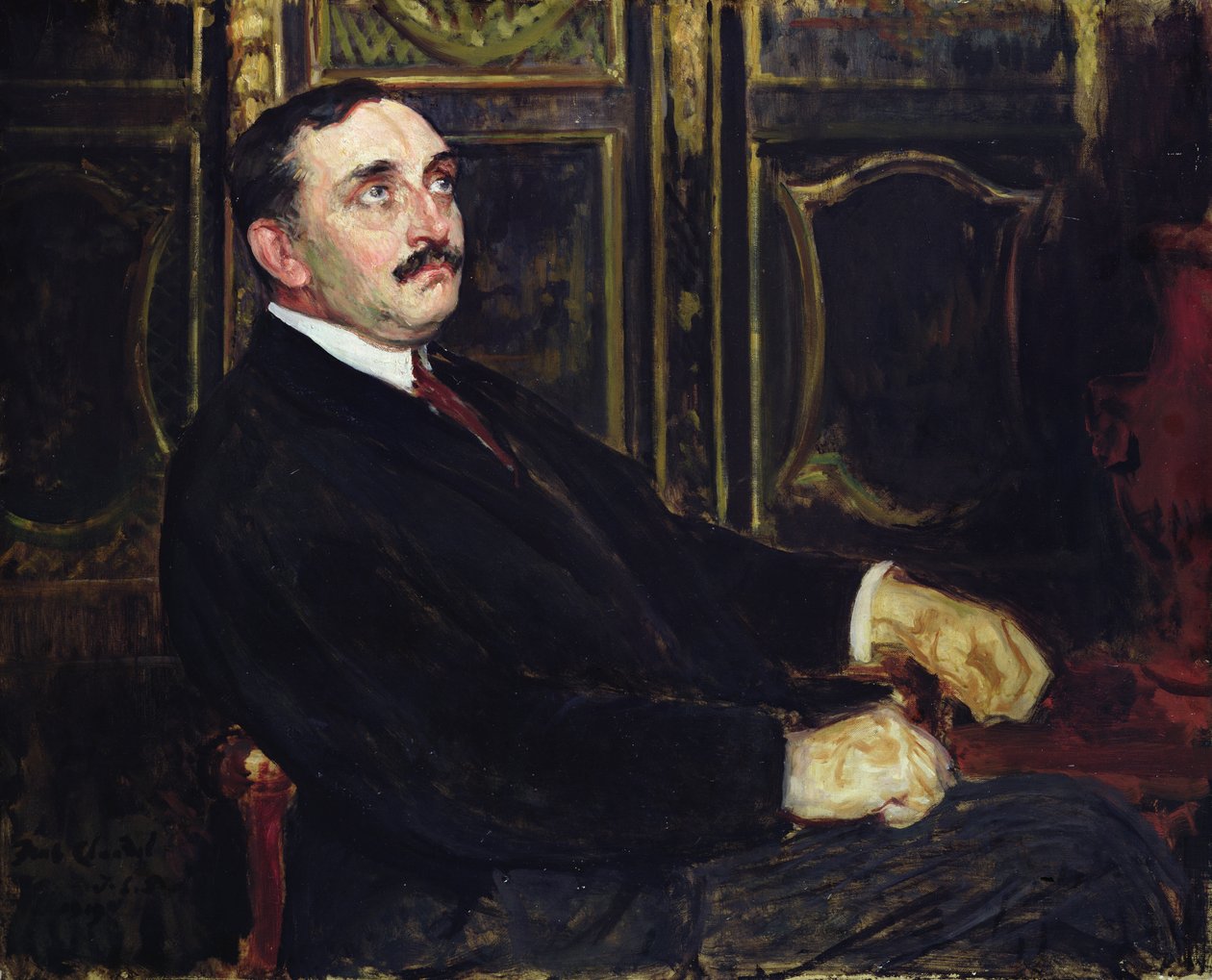 Paul Claudel (1868-1955) 1919 av Jacques Emile Blanche