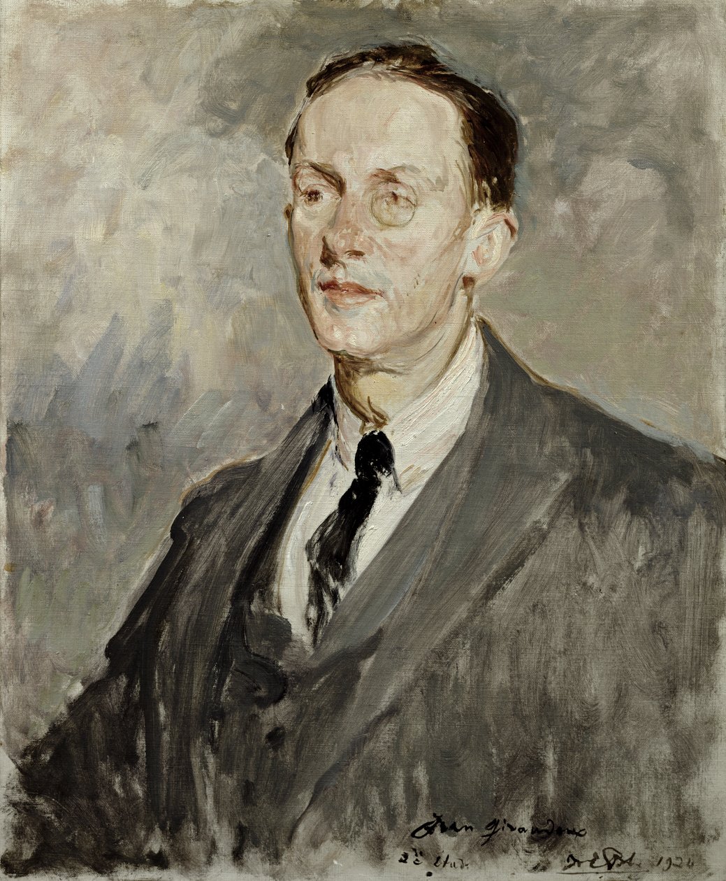 Portrett av Jean Giraudoux (1882-1944) 1924 av Jacques Emile Blanche