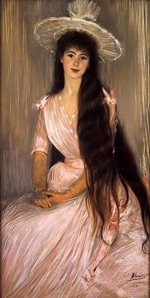 Den rosa rosen av Jacques Emile Blanche