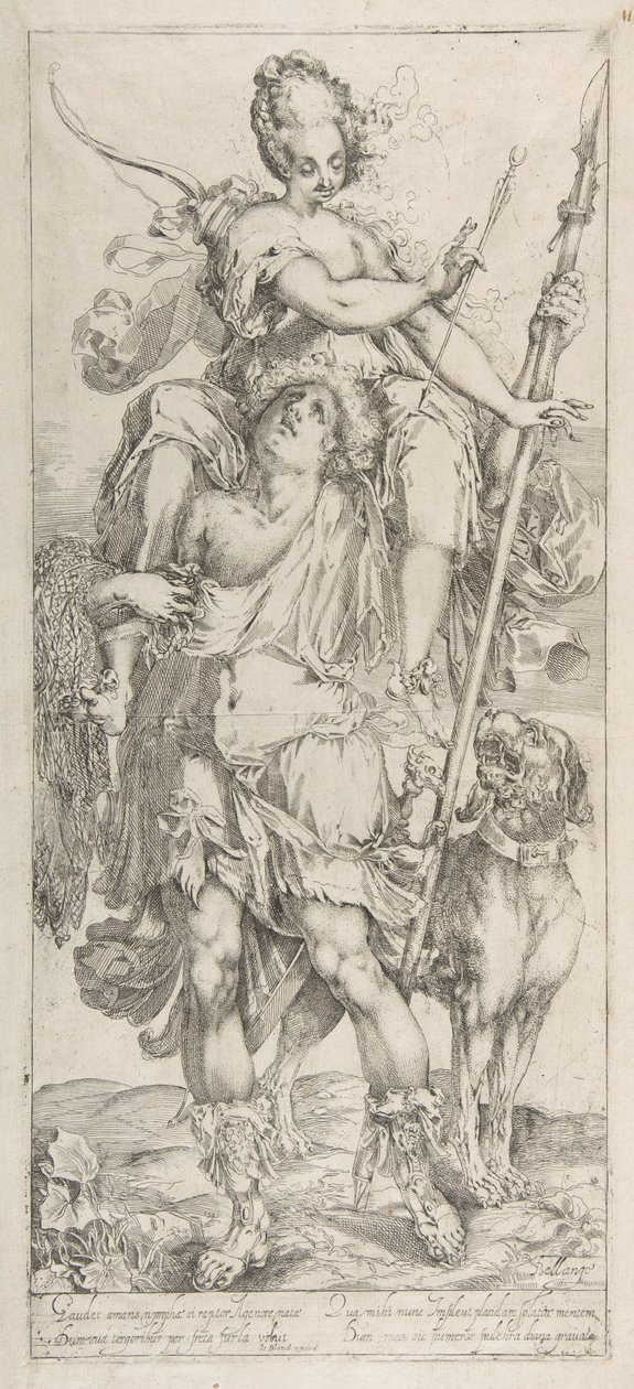 Diana og Orion. av Jacques Bellange