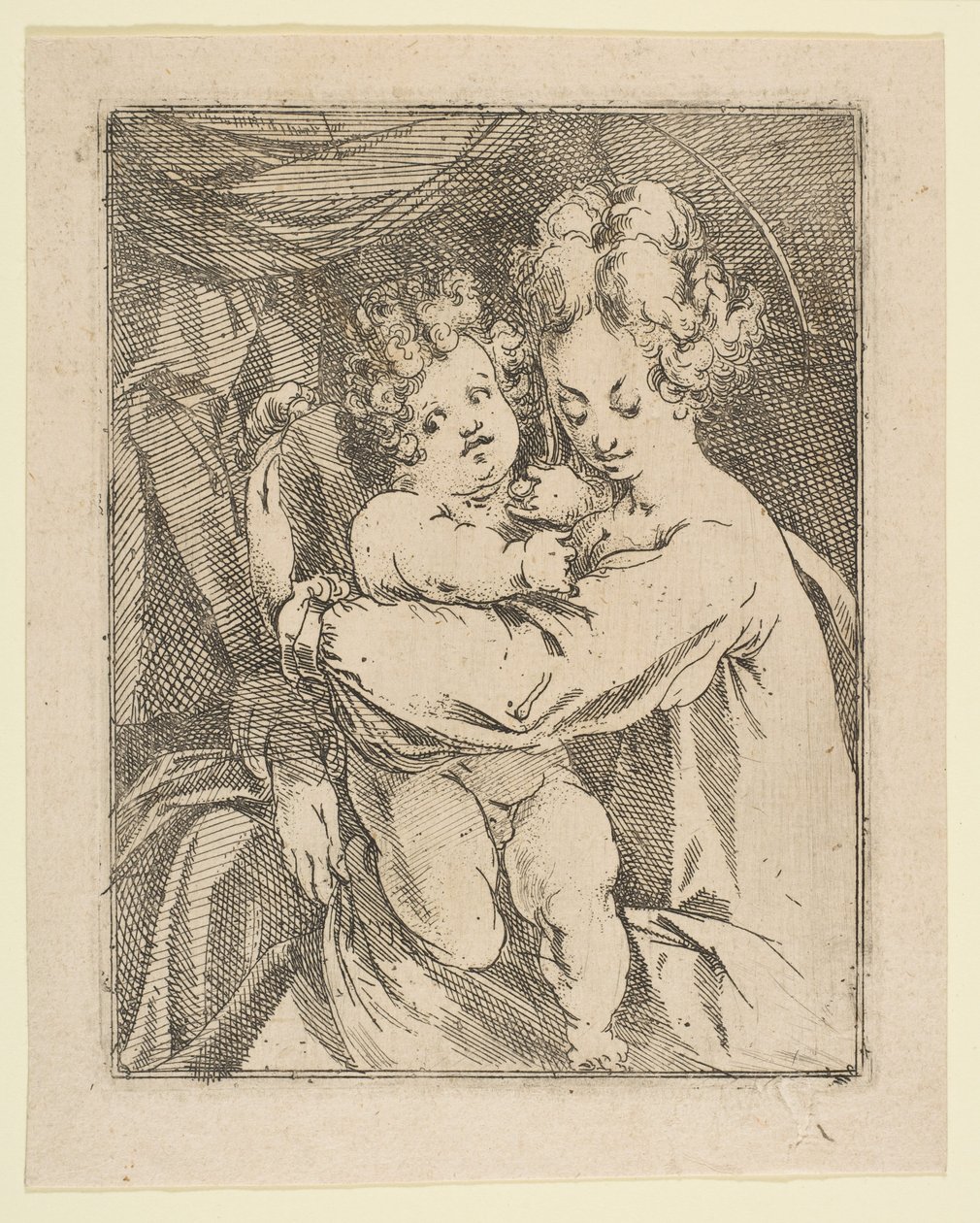 Madonna og barn, 1612-16. av Jacques Bellange