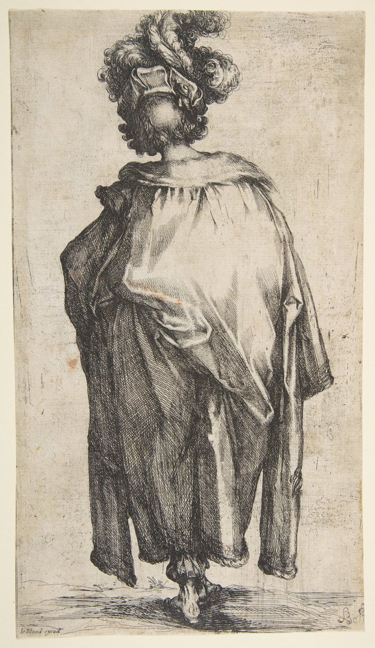Melchior, fra Three Magi-serien, 1595-1616. av Jacques Bellange