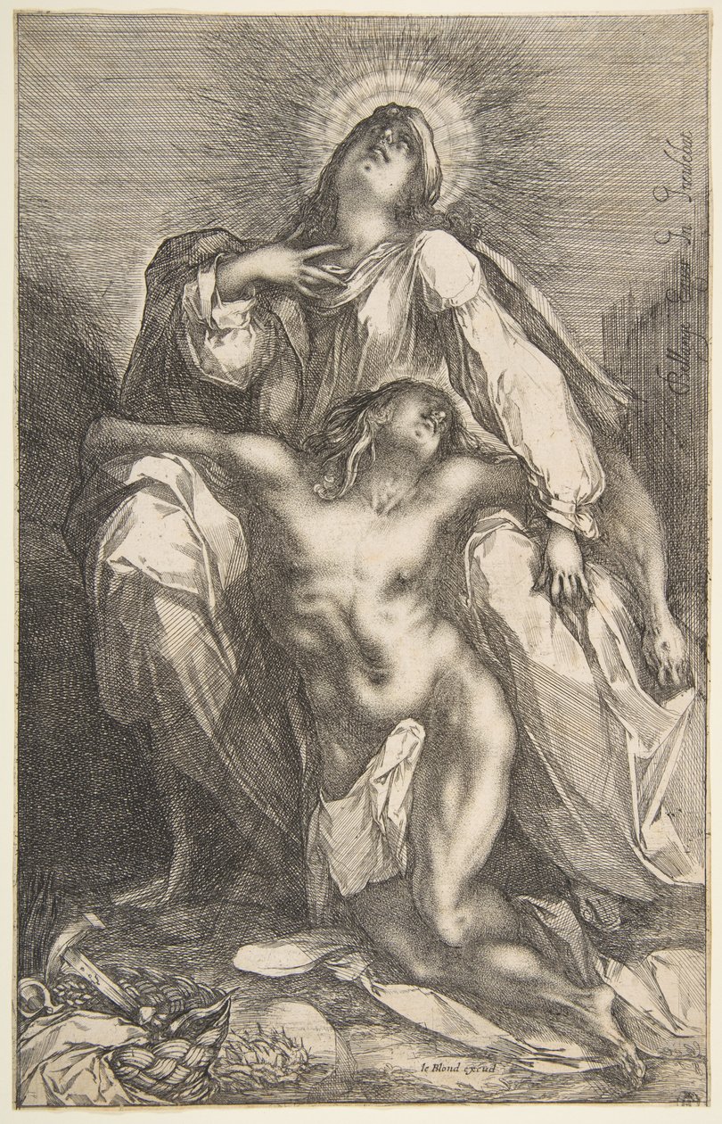 Pietà, 1612-16. av Jacques Bellange
