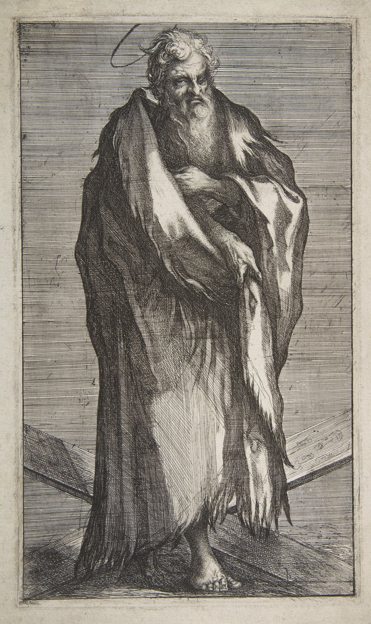Saint Andrew, 1595-1616. av Jacques Bellange
