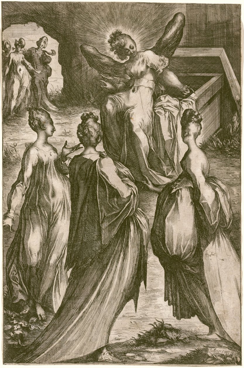 De tre Maryene ved graven. av Jacques Bellange