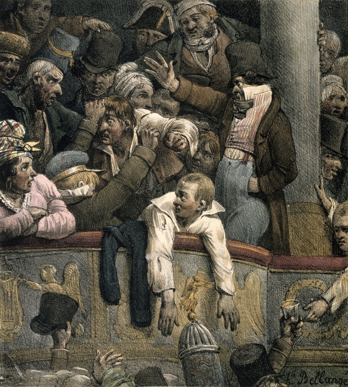 Teater, sent på 1500-tallet av Jacques Bellange