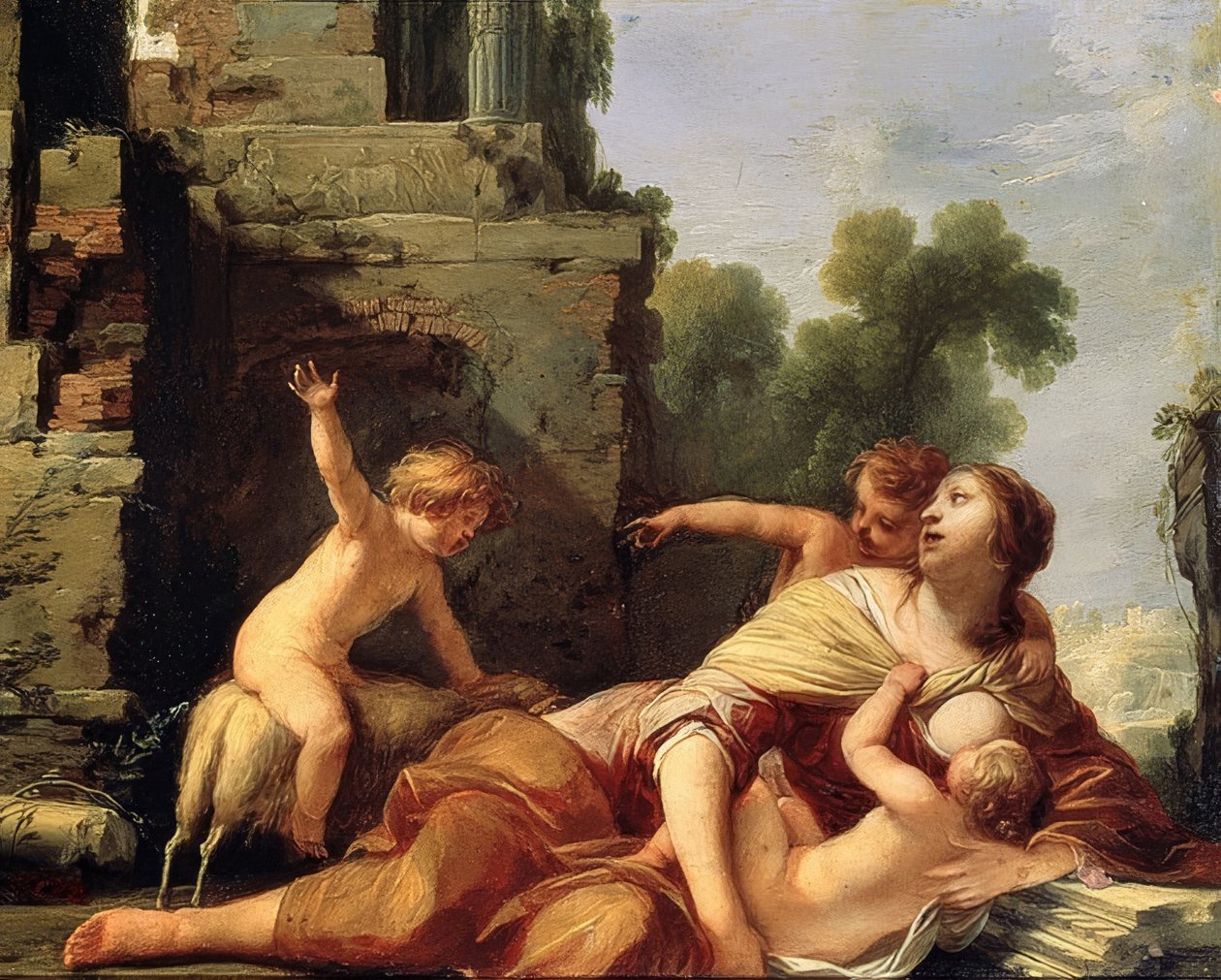 Allegory of Mercy av Jacques Blanchard