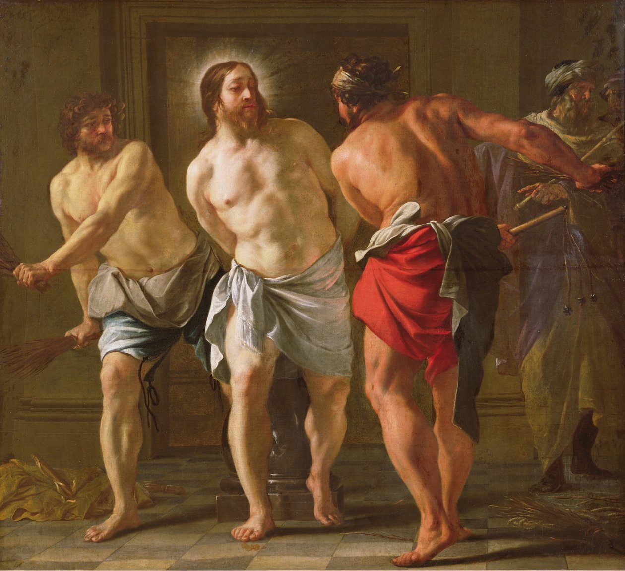 The Flagelation of Christ, 1630 av Jacques Blanchard